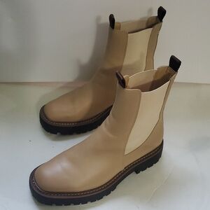 Sam Edelman Beige Ankle Boots